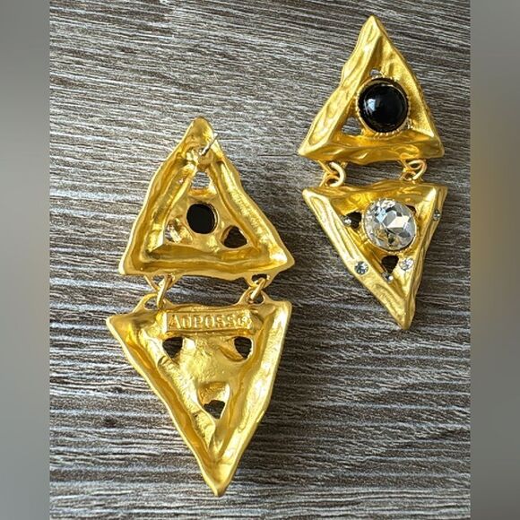 Vintage style earrings A752 - Picture 4 of 5